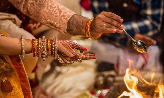 Marriage puja